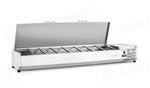VETRINA REFRIGERATA GN 1/3 ARKTIC 7X 230V/180W 1605X420X(H)630MM - 233979