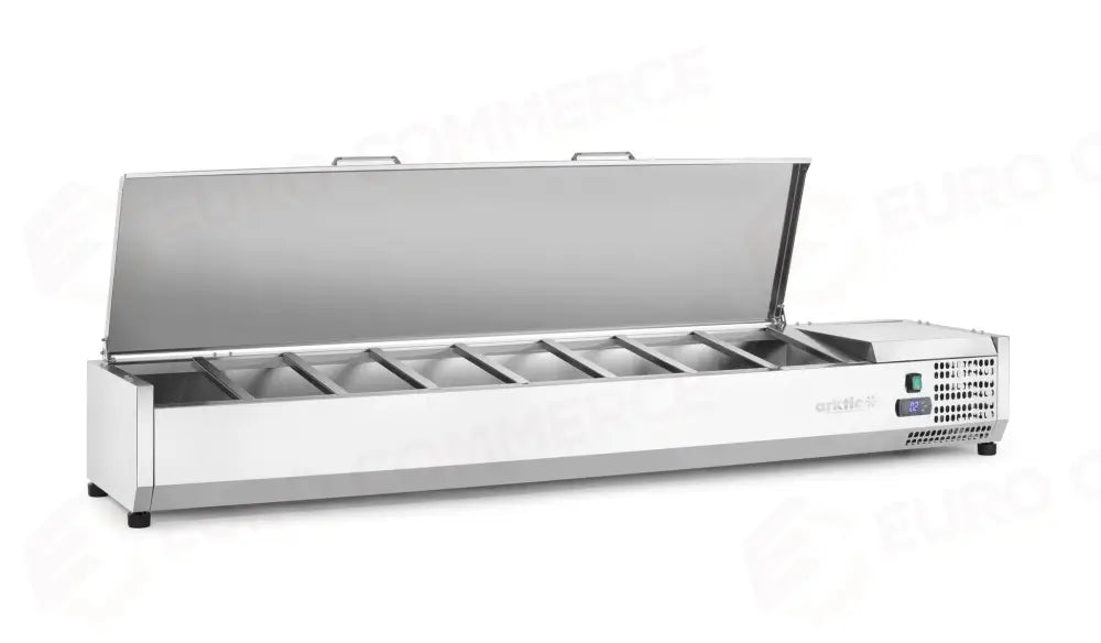 VETRINA REFRIGERATA GN 1/3 ARKTIC 7X 230V/180W 1605X420X(H)630MM - 233979