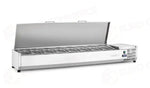 VETRINA REFRIGERATA GN 1/3 ARKTIC 7X 230V/180W 1605X420X(H)630MM - 233979