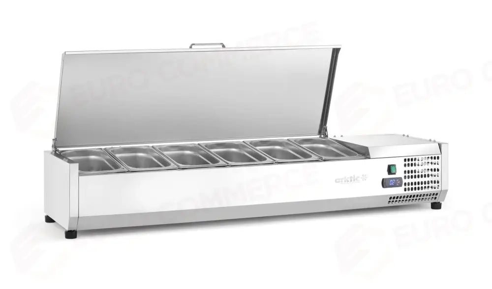 VETRINA REFRIGERATA GN 1/3 ARKTIC 8X 230V/180W 1805X420X(H)630MM - 233986