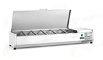 VETRINA REFRIGERATA GN 1/3 ARKTIC 8X 230V/180W 1805X420X(H)630MM - 233986