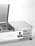 VETRINA REFRIGERATA GN 1/3 ARKTIC 8X 230V/180W 1805X420X(H)630MM - 233986