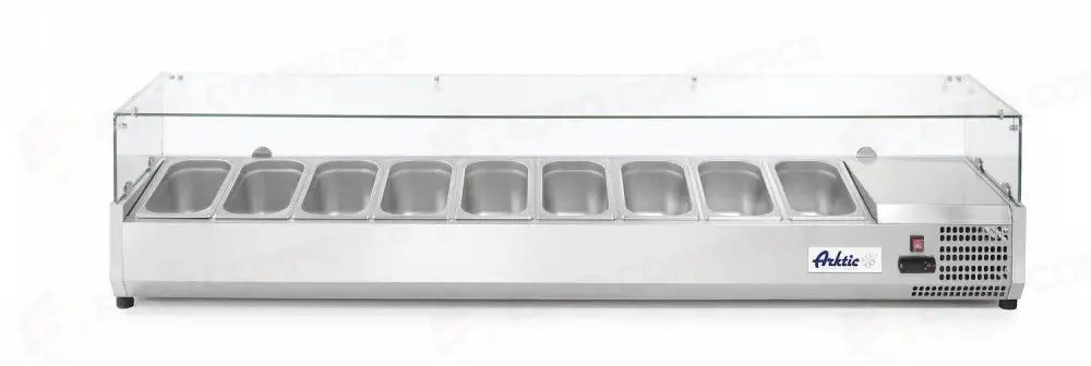 VETRINA REFRIGERATA GN 1/3 ARKTIC 9X GN 1/3 230V/180W 2005X420X(H)456MM - HENDI
