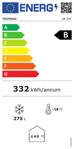 Etichetta Energetica AB 290 TECFRIGO