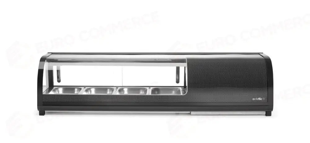 DISPLAY SUSHI ARKTIC GN 1/3 NERO 220-240V/190W 1177X426X(H)296MM - HENDI