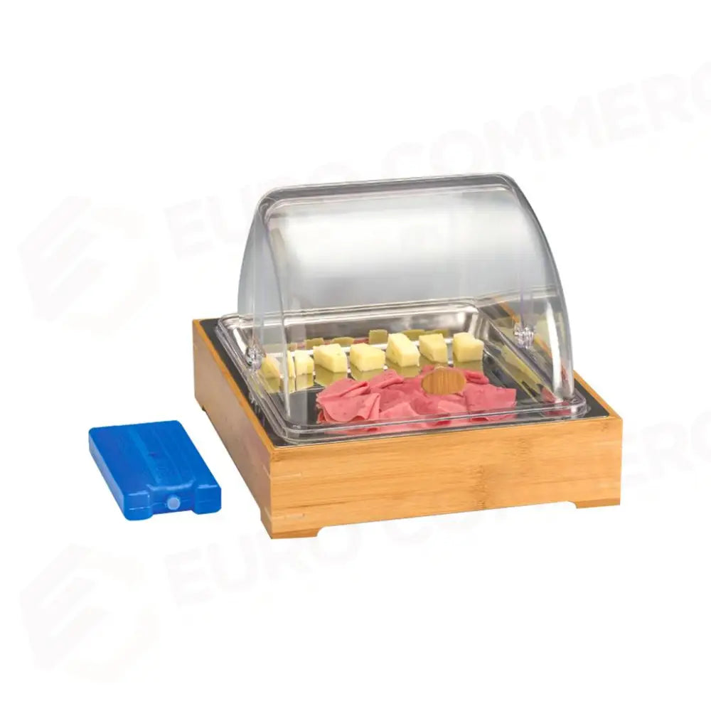 VETRINA RETTANGOLARE REFRIGERANTE CON CUPOLA APRIBILE 30X36 CM ISTANBUL ZCP 771 MEDRI - 13690055 - MEDRI