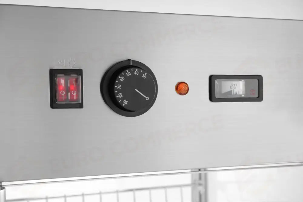 VETRINA RISCALDATA DA BANCO HENDI 97 LITRI 230V/800W 460X467X(H)785MM - 233740