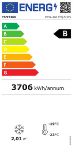 Etichetta Energetica DIVA 460 BTQ-S BIS TECFRIGO