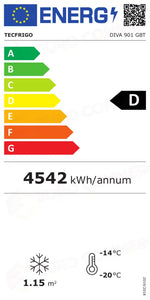 Etichetta Energetica DIVA 901 GBT TECFRIGO