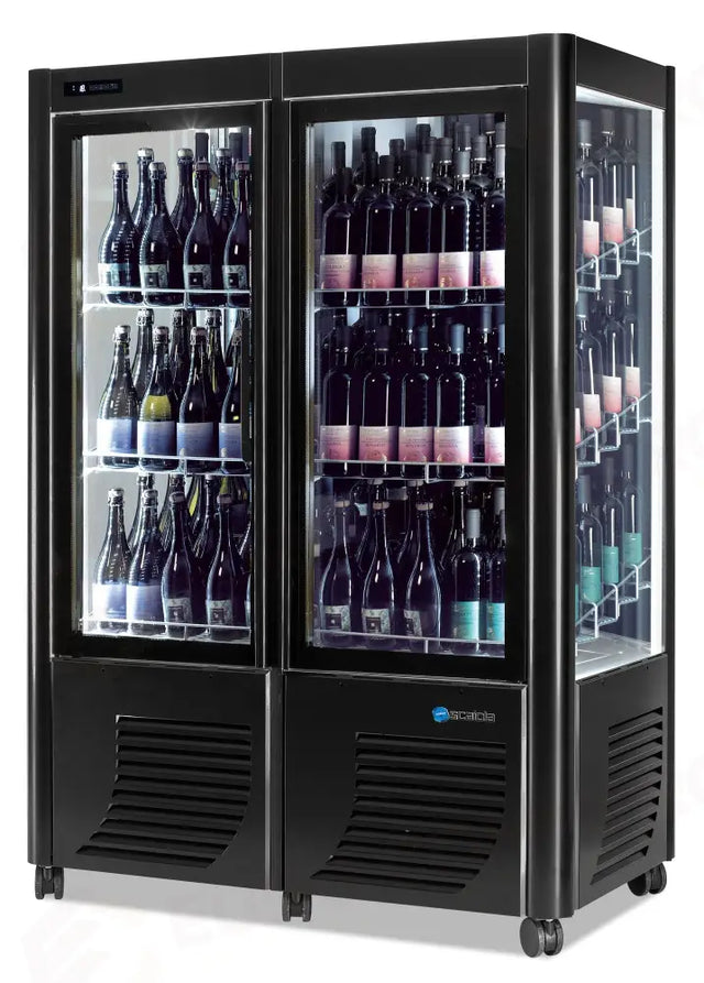 VERTICAL DISPLAY CASE - WINE SHOP 800 - SCAIOLA