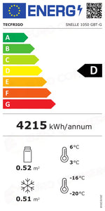 Etichetta Energetica SNELLE 1050 GBT-G TECFRIGO