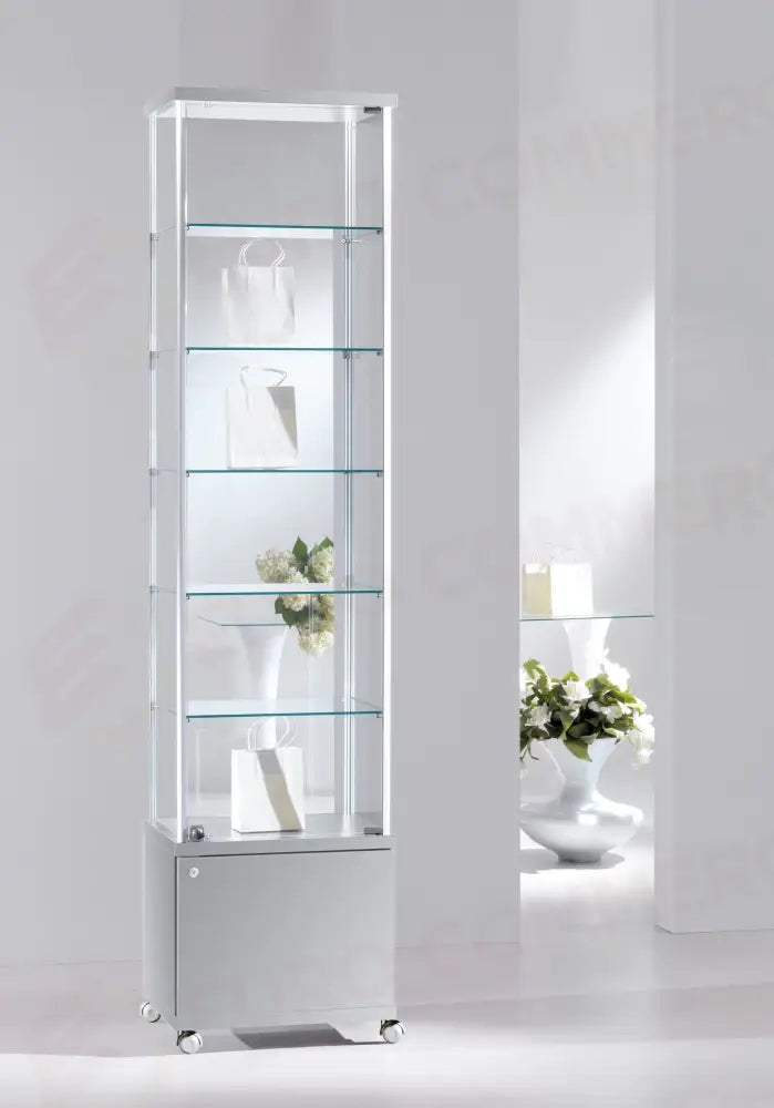 VETRINE ALLUMINIO ALLDESIGN 53X39X220 CM - 53/MA - ITALVETRINE
