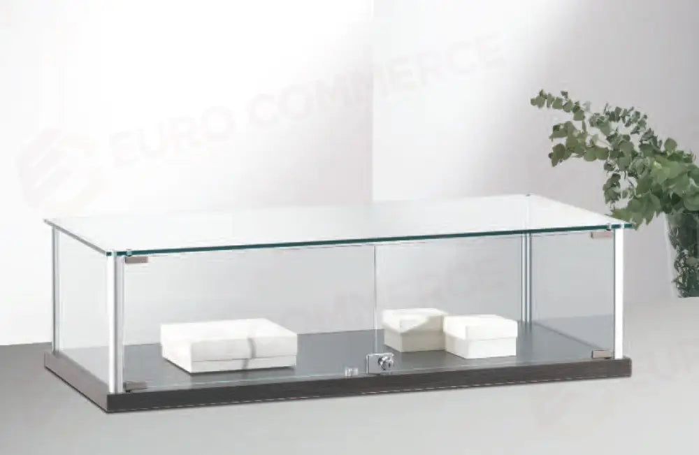 VETRINE ALLUMINIO DA BANCO ALLDESIGN 160X80X26 CM - 5/TV - ITALVETRINE