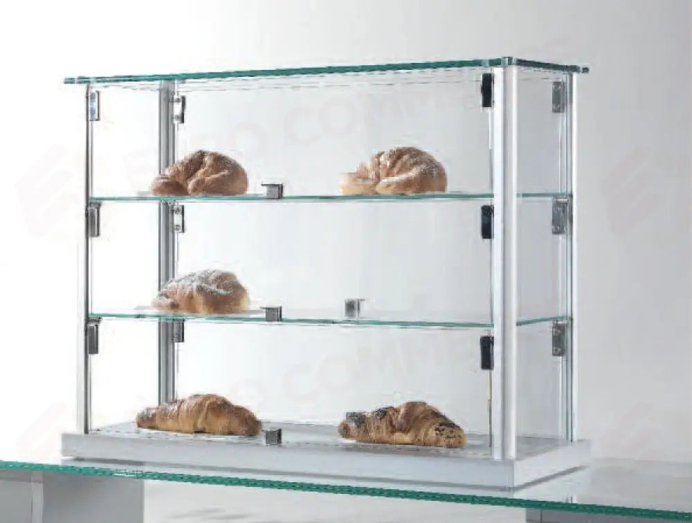 VETRINE ALLUMINIO DA BANCO ALLDESIGN 65X25X50 CM - 6/5BAR - ITALVETRINE