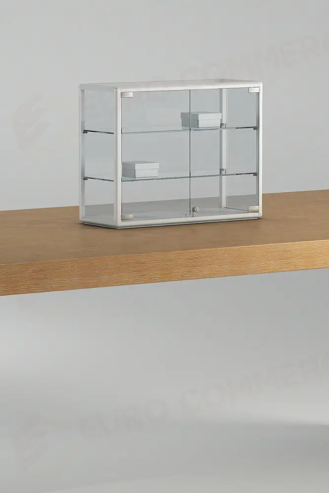 VETRINE ALLUMINIO DA BANCO ALLDESIGN + PLUS 63X23X51 CM - 6/5P - ITALVETRINE