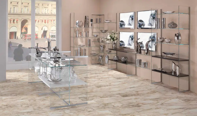 VITRINES MODULABLES GLASSYSTEM 503X40X220 CM - COM/GS8 - ITALVETRINE