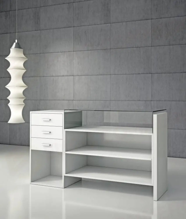 VETRINE COMPONIBILI QUADRATUM 164X55X95 CM - COMPOSIZIONE B - ITALVETRINE