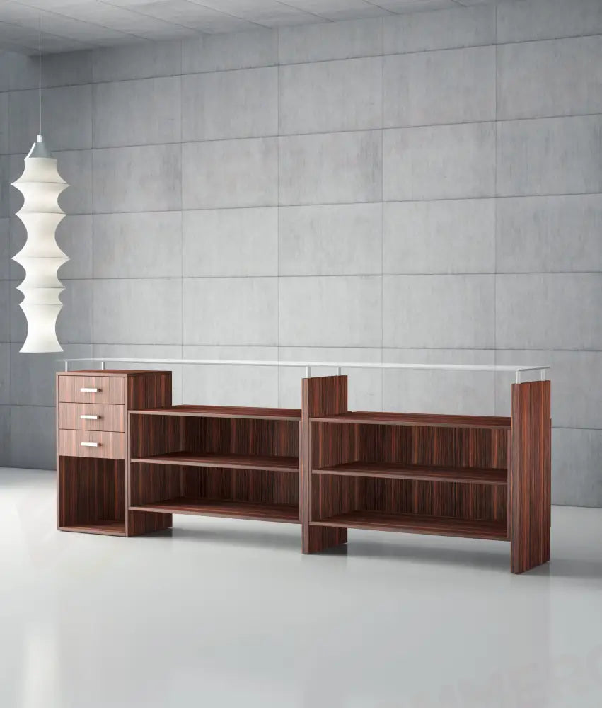 VETRINE COMPONIBILI QUADRATUM 278X55X95 CM - COMPOSIZIONE C - ITALVETRINE
