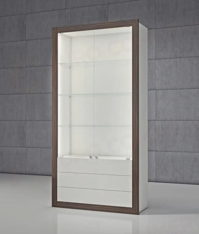 VITRINES MODULABLES QUADRATUM FRAME 100X40X210 CM - QF/SC - ITALVETRINE