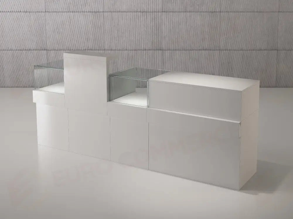 VETRINE COMPONIBILI QUADRATUM FRAME 2500X53X120 CM - COM/QF4 - ITALVETRINE