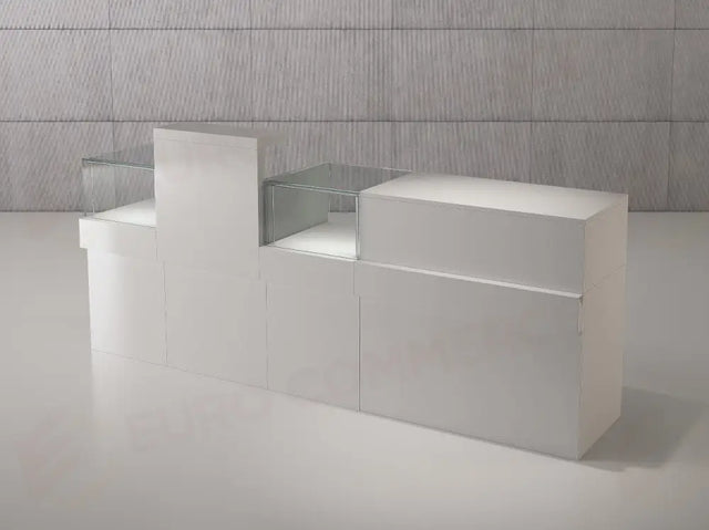 VETRINE COMPONIBILI QUADRATUM FRAME 2500X53X120 CM - COM/QF4 - ITALVETRINE