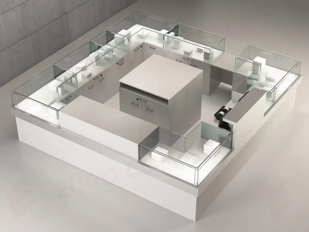 VETRINE COMPONIBILI QUADRATUM FRAME 350X350X120 CM - COM/QF9 - ITALVETRINE