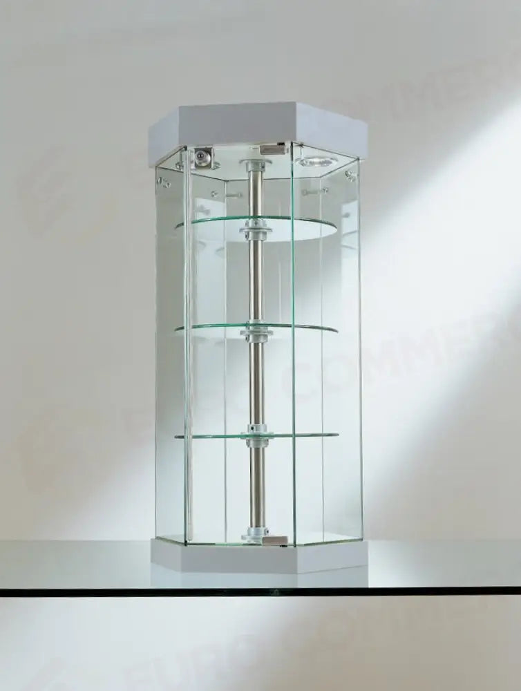 VETRINE DA BANCO GIREVOLI LAMINATO 36X36X74 CM - 221/ER - ITALVETRINE