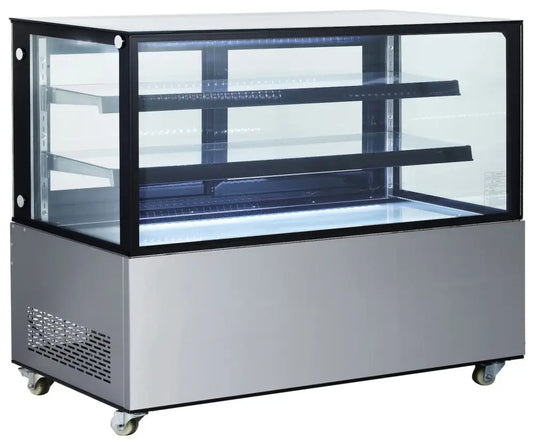 VETRINE REFRIGERATE CON 2 RIPIANI ARKTIC 510L 230V/490W 1524X677X(H)1230MM - HENDI