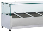 VRX 12/33 - VETRINE REFRIGERATE ORIZZONTALI (VASCHETTE GN1/4) +2°/+8°C - 33 - COOL HEAD