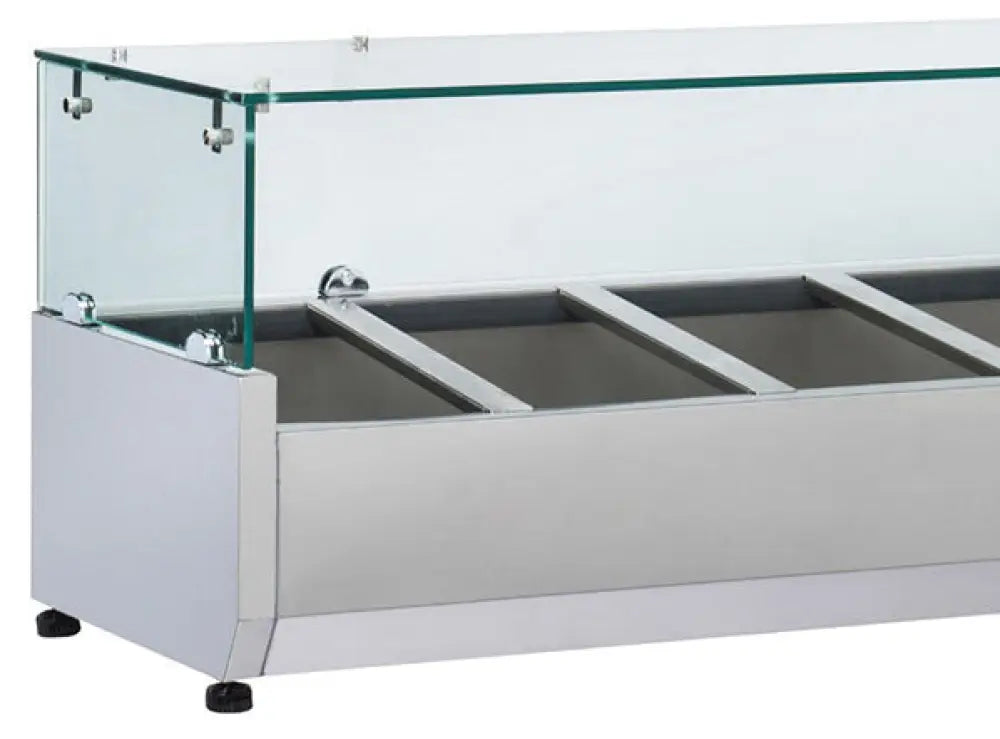 VRX 12/33 - VETRINE REFRIGERATE ORIZZONTALI (VASCHETTE GN1/4) +2°/+8°C - 33 - COOL HEAD