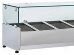 VRX 18/33 - VETRINE REFRIGERATE ORIZZONTALI (VASCHETTE GN1/4) +2°/+8°C - 33 - COOL HEAD