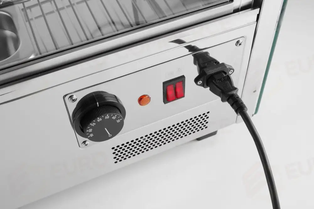 VETRINETTA DA BANCO RISCALDATA HENDI 160 LITRI 230V/1500W 885X570X(H)680MM - 233733