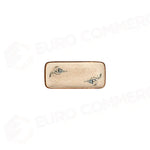 VOYAGE NAVY QUADRO RECTANGULAR PLATE 22 CM (22 * 10) - 20001-151622 - ID FINE