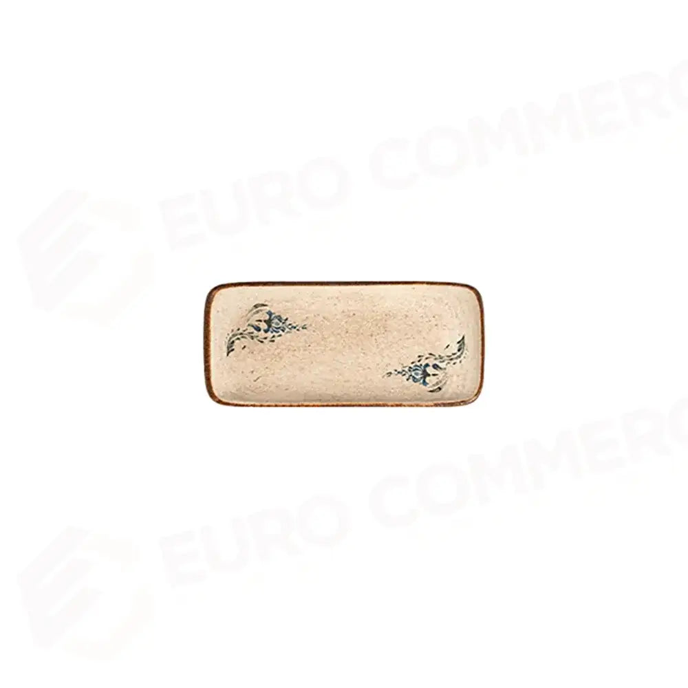VOYAGE NAVY QUADRO RECTANGULAR PLATE 22 CM (22 * 10) - 20001-151622 - ID FINE
