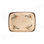 VOYAGE TERRA QUADRO RECTANGULAR PLATE 37 CM (33 * 23) - 20002-151637 - ID FINE
