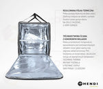 ZAINO PER LA CONSEGNA DI ALIMENTI ISOLATO HENDI 75,2L NERO 410X410X(H)480MM - 709801