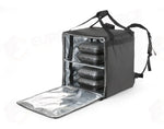 ZAINO PER LA CONSEGNA DI ALIMENTI ISOLATO HENDI 75,2L NERO 410X410X(H)480MM - 709801